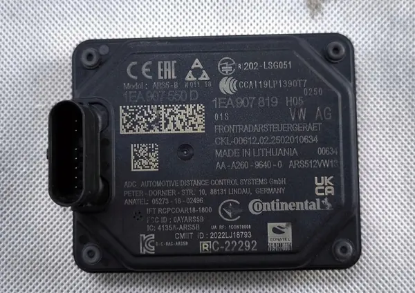 VW ID.7 Radarsensor OEM 1EA907550D - Begagnad image 2
