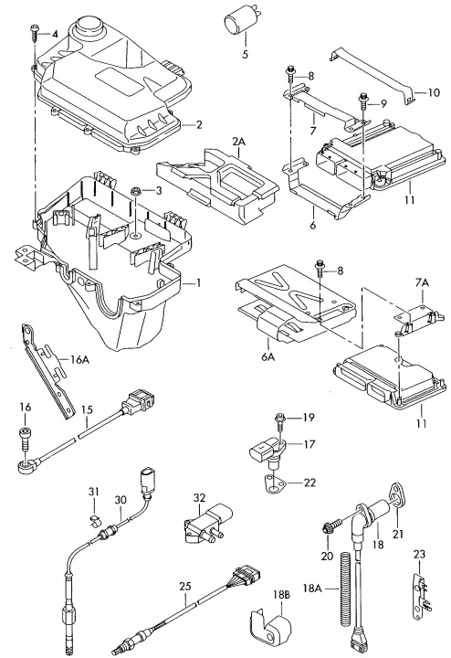 Abgastemperatursensor OEM 059906088BH für Audi A6 C6 image 6