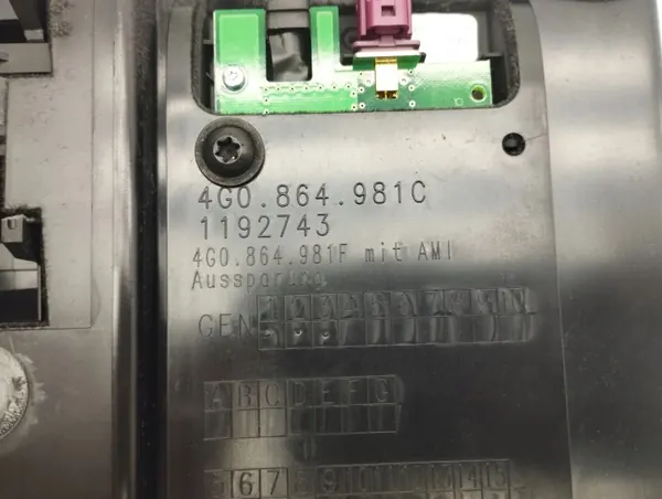 Audi A6 C7 A7 4G Langaton Laturi OEM 4G0864981C image 9