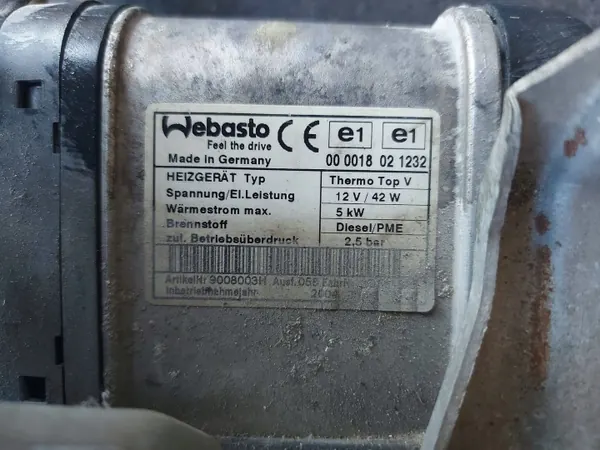 VW Touran I 2004 Aquecimento Webasto 1K0815005DR image 4