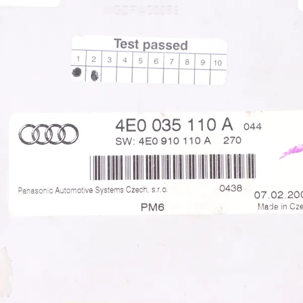 Changer CD MMI Audi 6-Disques OEM 4E0910110A image 6