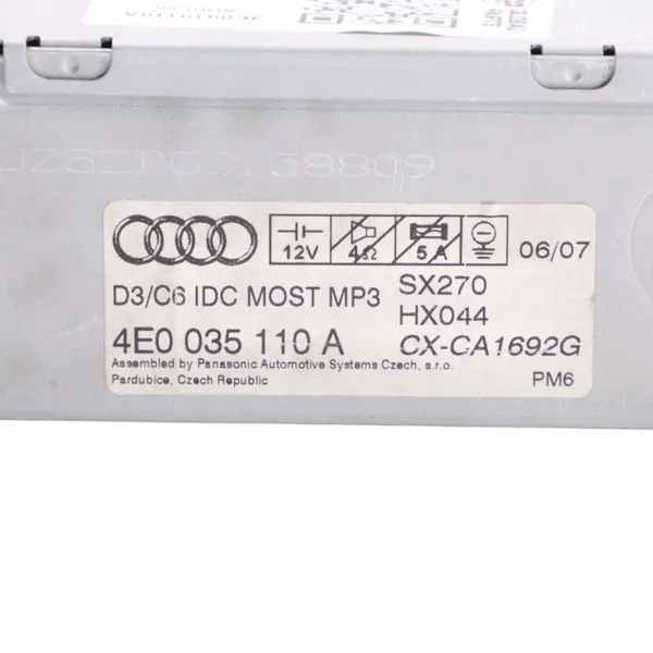 Changer CD MMI Audi 6-Disques OEM 4E0910110A image 9