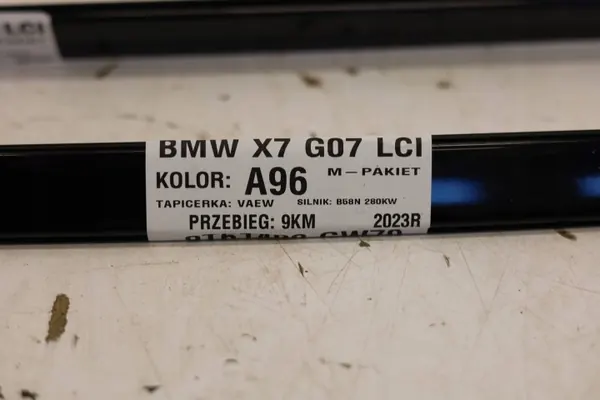 Barras de tejadilho BMW X7 G07 LCI OEM 5A34E62 image 5
