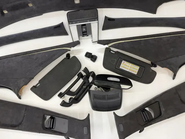 OEM dak-pilaarbekleding set Alcantara AMG W221 image 4
