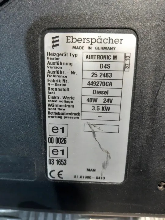 Webasto Airtronic M D4S 40W 24V 3.5KW Verwarming image 3