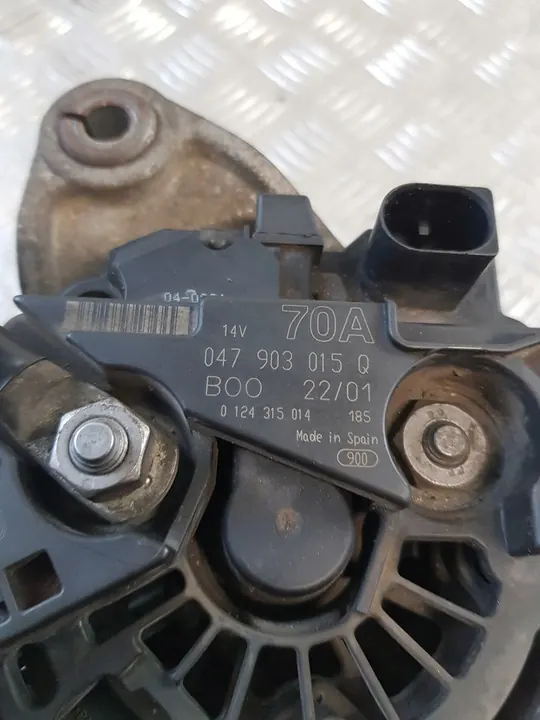 Vaihtovirtageneraattori 70A Skoda Fabia I 1.4 MPI OEM 047903015Q image 2