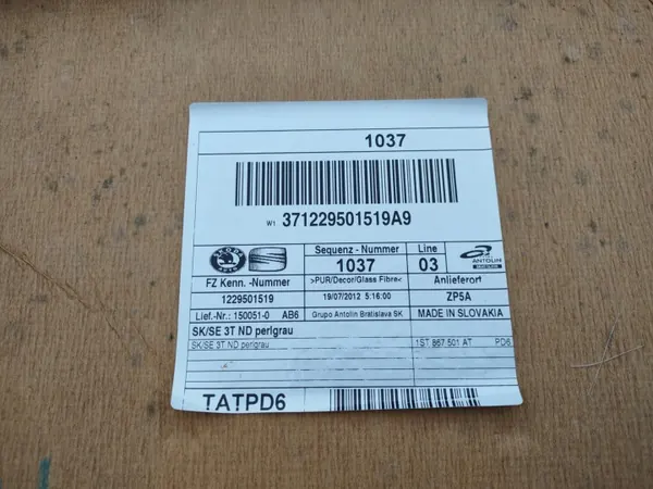 OEM 1ST867501AT Techo para VW Up MII Citigo 3 Puertas image 10