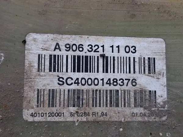 Bladfjäder fram Mercedes Sprinter W906 A9063211103 image 2