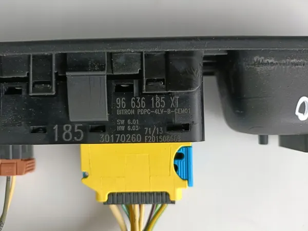 Bedieningspaneel Schakelaar Citroen C3 Picasso 96636185XT image 4