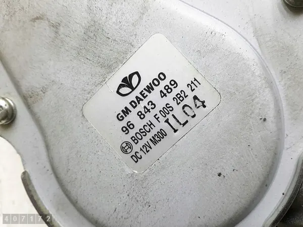 Motor de limpador Chevrolet Spark 2009 96843489 image 6