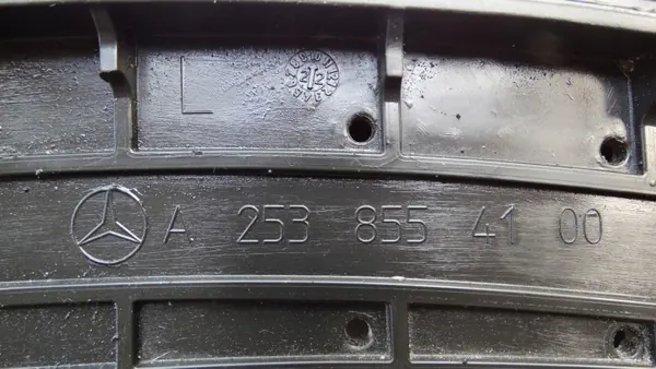 OEM A2538854100 Cache d'échappement gauche chromé Mercedes GLC image 6