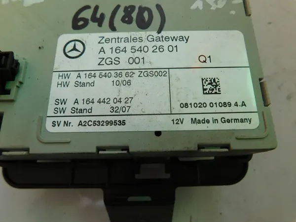 Module Gateway Mercedes A1645402601 - Occasion image 3