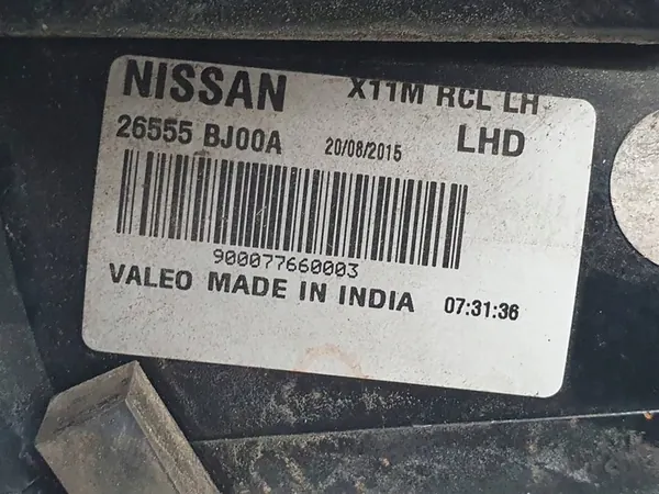 Lámpara trasera izquierda 26555BJ00A Nissan NV200 2015 image 6