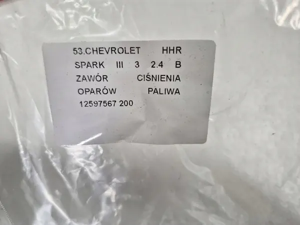 VANNE DE PRESSION VAPEUR DE CARBURANT CHEVROLET HHR 2.4 B 12597567 image 6