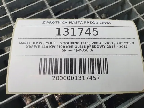 OEM AUST131745 Cubo Dianteiro Esquerdo BMW 5 F10 image 6