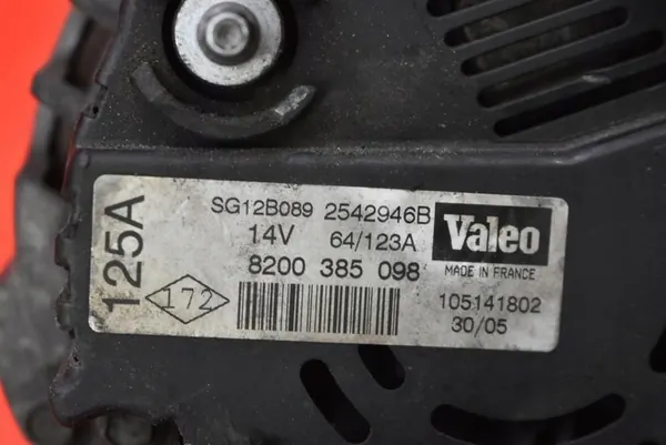 Vaihtovirtageneraattori Nissan Almera N16 1.5 DCI 8200385098 image 8