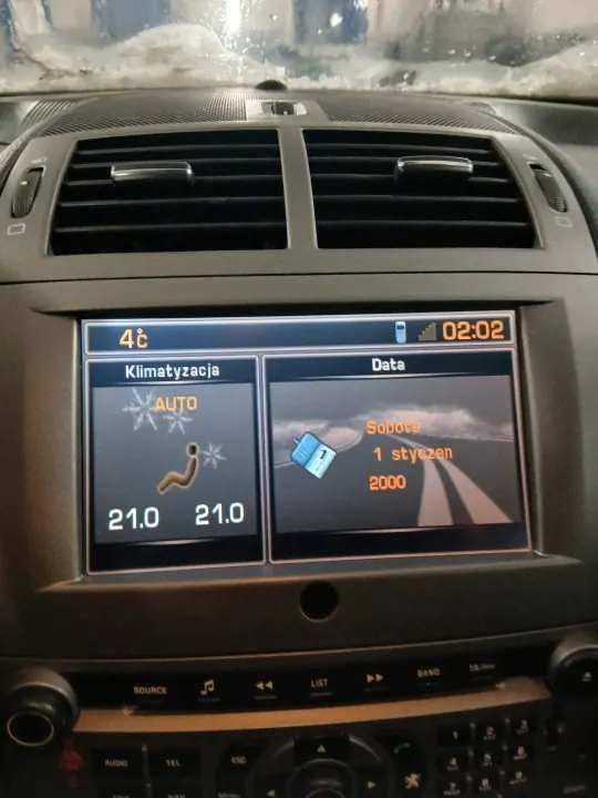 Peugeot 407 Display OEM 9656690780 - Begagnad image 2