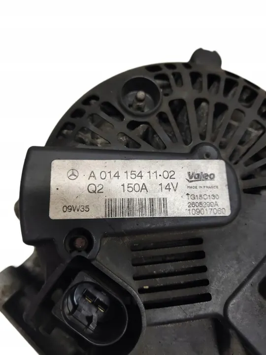 ALTERNATOR MERCEDES C-LUOKKA W204 2.2 CDI A0141541102 image 4