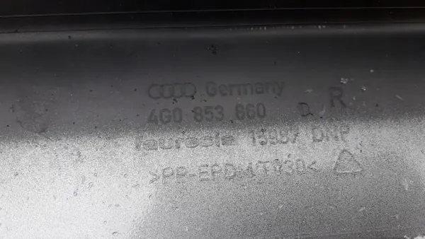 Audi A6 C7 Höger Silllist OEM 4G0853860D image 5