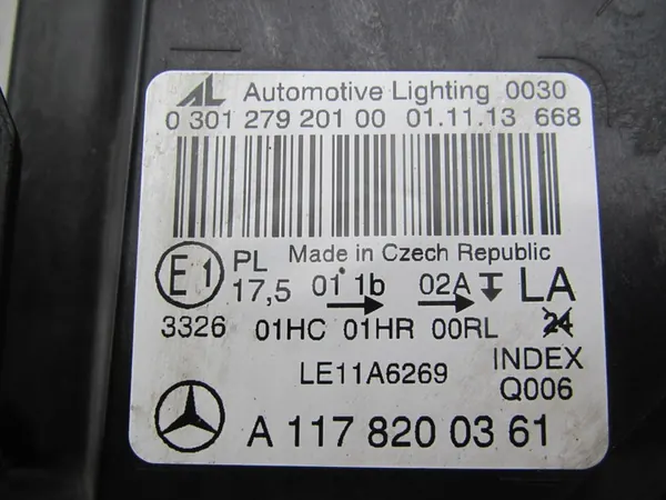 MERCEDES CLA C117 A117 2013 - LINKER KOPLAMP H7 H15 OEM image 3