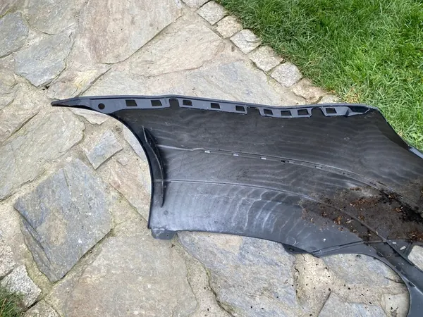 MERCEDES 204 CLASE C PARACHOQUES TRASERO CHROME SEDÁN OEM image 8