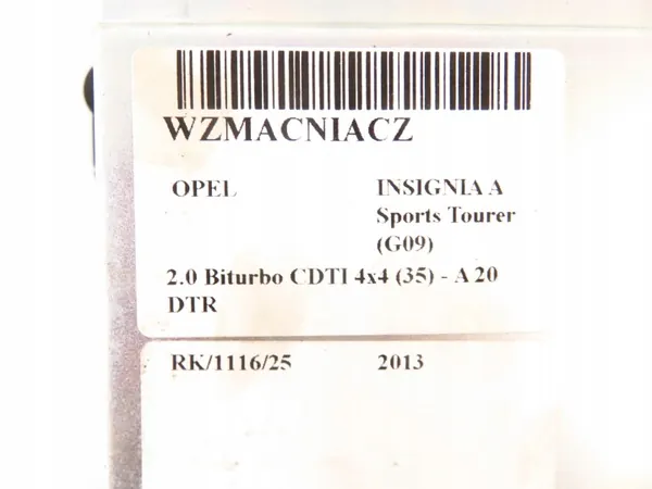 OEM 22812209 Audioversterker voor Opel Insignia A image 9