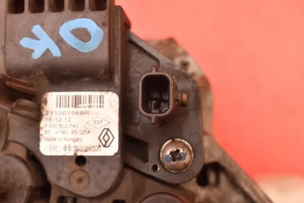 Vaihtovirtageneraattori Dacia Duster 1.6 16V 2013-2017 OEM 231001568R image 8