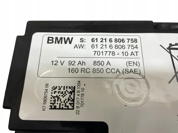 AGM-akku OEM 6806758 92Ah 850A BMW:lle image 5