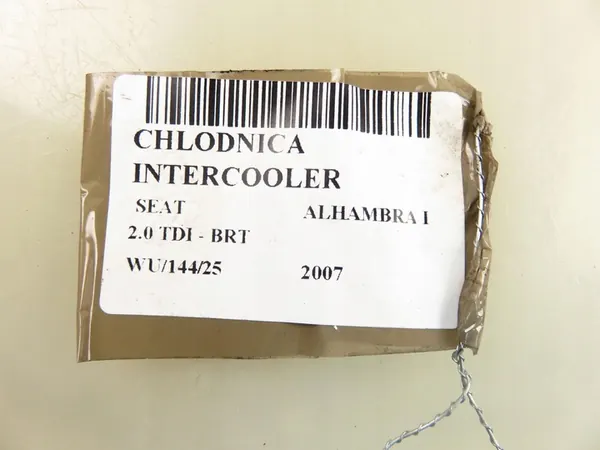 INTERCOOLER SEAT ALHAMBRA 2.0 TDI 7M3145804 image 10