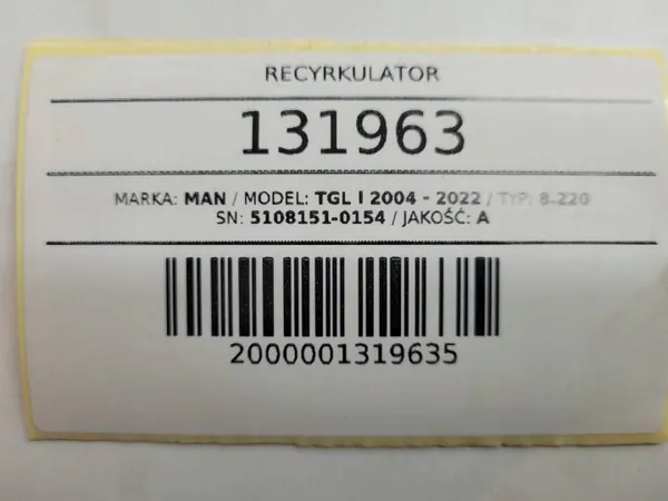 Refroidisseur EGR OEM 5108151-0154 pour MAN TGL image 9