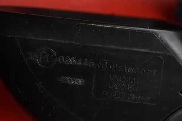 Espelho esquerdo azul manual OEM 026446 Nissan Pixo 08-13 image 6