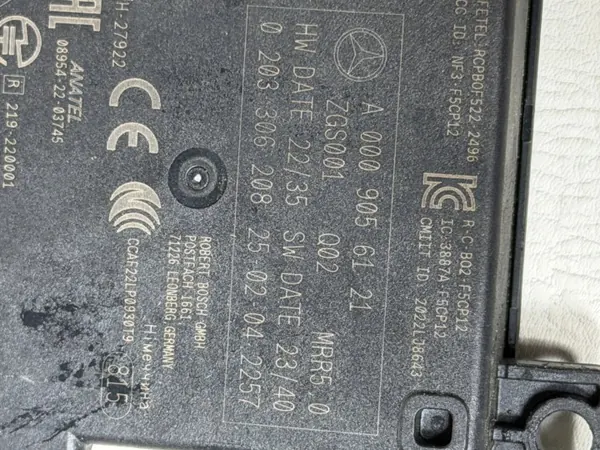 Mercedes-Benz radarsensor A0009056121 - Begagnad image 3
