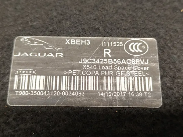 Estante maletero trasero Jaguar E-Pace OEM J9C3-46668A image 8