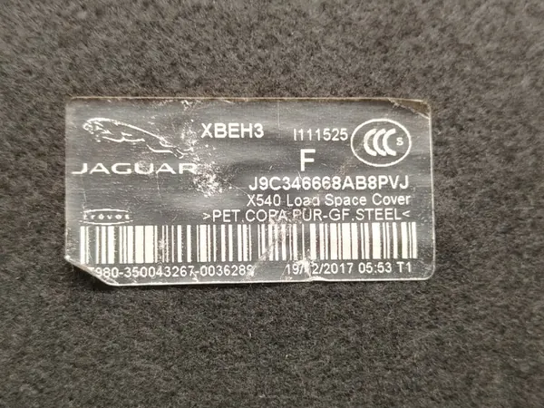 Estante maletero trasero Jaguar E-Pace OEM J9C3-46668A image 9