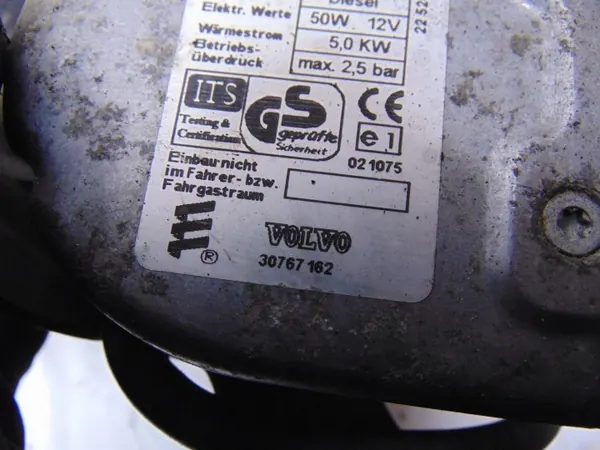 Webasto 5kW Diesel parkeerverwarming OEM 30767162 image 7