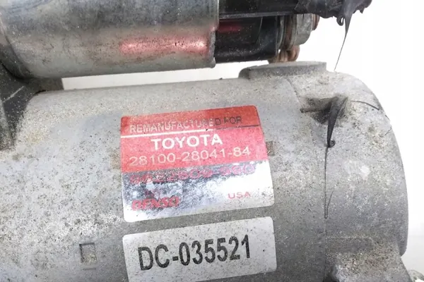 Motor de arranque TOYOTA CAMRY SEDAN 2.4L gasolina 2005 OEM 2810028041 image 4