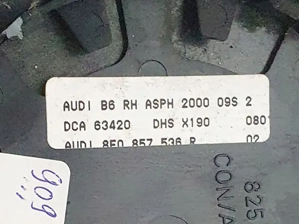 Cristal espejo derecho OEM 8E0857536R Audi A4 B6 01-06 image 5