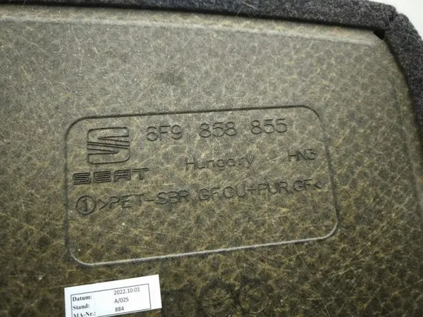 Tapis de coffre OEM 6F9858855 pour SEAT Arona 20R image 4