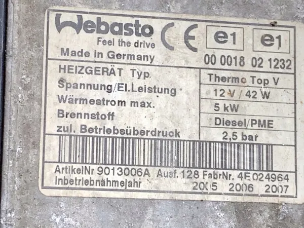 Webasto VW Touran 1K0815005FR OEM LORK-327-17768 image 5