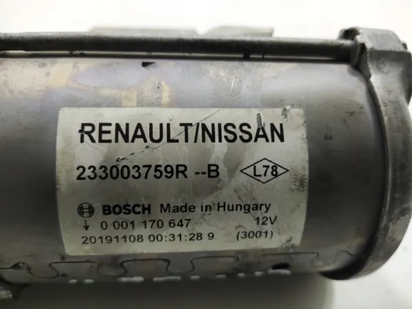 Motor de Arranque OEM 233003759R para Renault Captur II 1.5 Blue dCi image 5