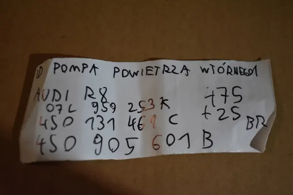 OEM 07L959253K sekundärluftpump för Audi R8 image 6