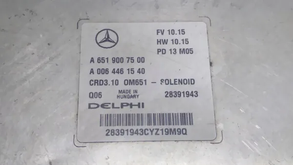 Mercedes Motorstyrenhet A6519007500 för C-klass W204 image 4