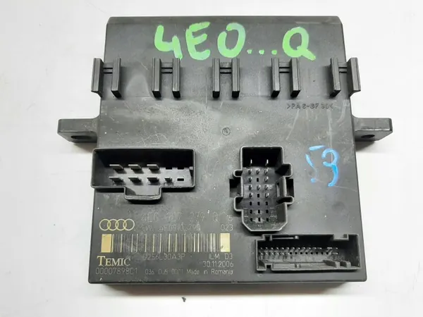Module Commande Éclairage Audi A8 D3 2002- OEM 4E0907279Q image 2