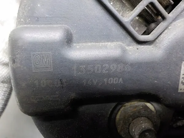 OPEL ASTRA J 1.3 CDTI Vaihtovirtageneraattori 13502986 image 5