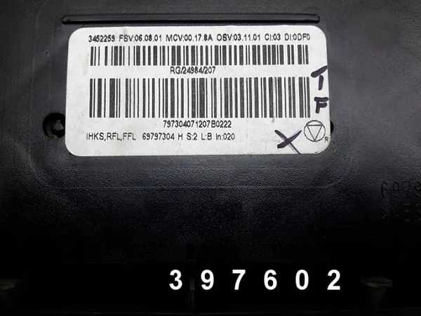 Módulo controle climatização Mini Cooper OEM 69797304 69797002h image 5