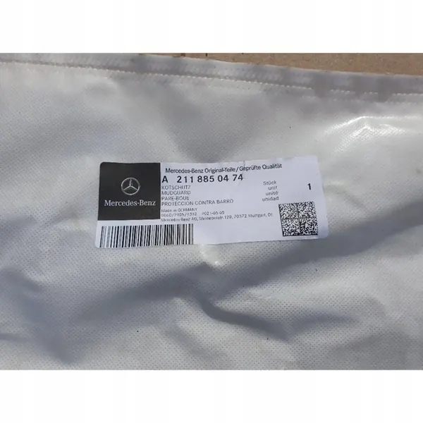 Mercedes W211 Listello paraurti posteriore Cromato Destro OE image 2