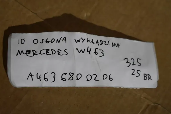 MERCEDES W463 Vloerbedekking Bescherming image 4