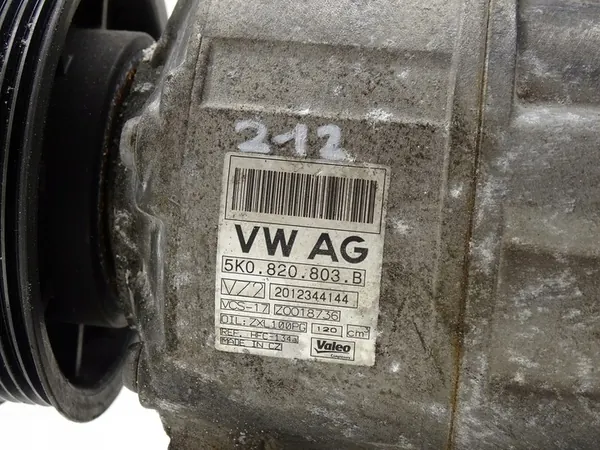 Compressore aria condizionata Skoda Superb II 5K0820803B image 4