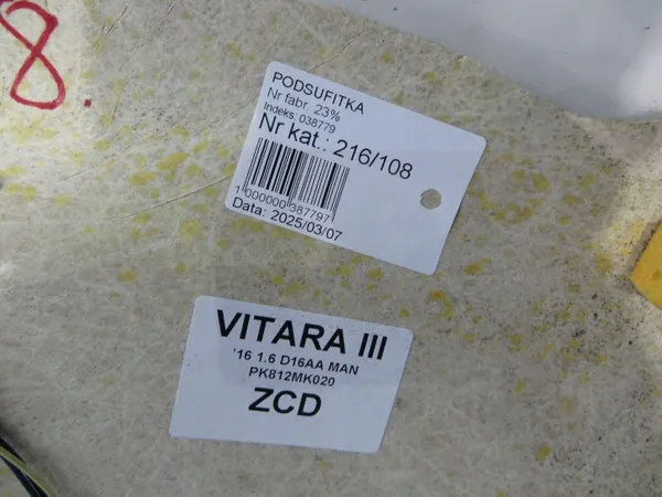 Plafonnier Suzuki OE OEM 206/108 pour Vitara III image 5