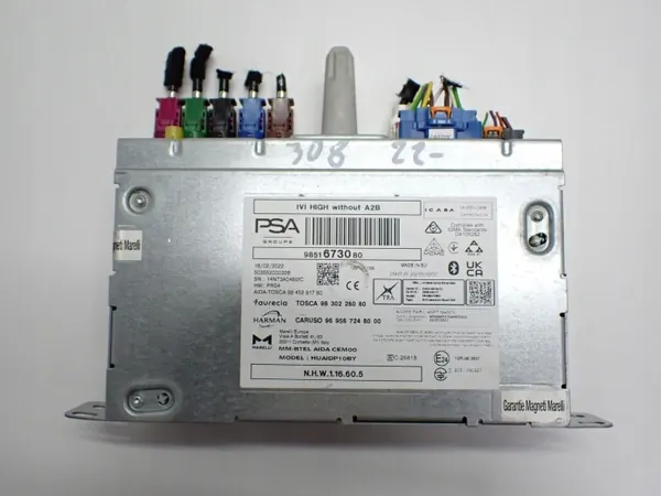 OEM 9837654580 Tehdasnavigaattoriradio Peugeot 308:lle image 6